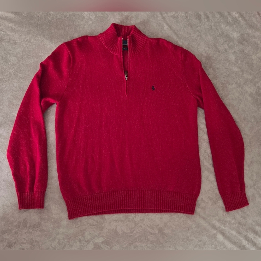 Men's Polo by Ralph Lauren Red Sweater - Picture 9 of 10